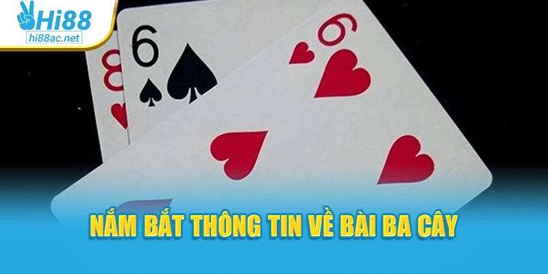 Nắm bắt thông tin về bài ba cây